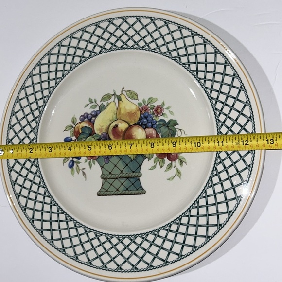 Vintage Villeroy & Boch Lattice‎ Basket 1748 Premium Porcelain Dinner Chop Plate - Picture 11 of 11